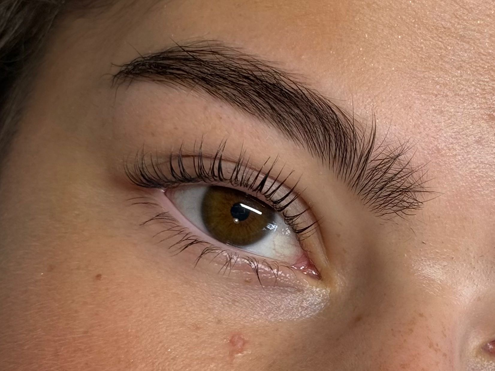 Before lash extensions